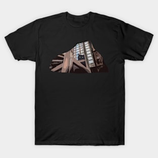 cat on roof T-Shirt